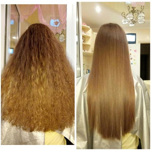 Кератиновое выпрямление волос составом Brazilian Blowout Жк София