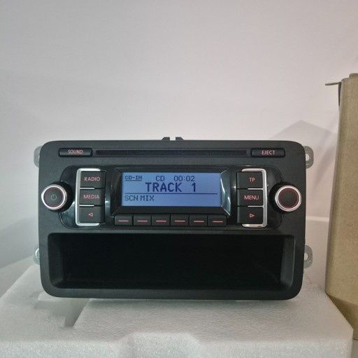 Fabrycznie NOWE Radio VW RCD210 mp3 passat b6 b7 caddy Golf 5 6 jetta