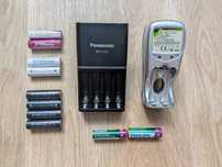 10 akumulatorków w tym Eneloop Pro 2 ładowarki w tym Panasonic BQC55
