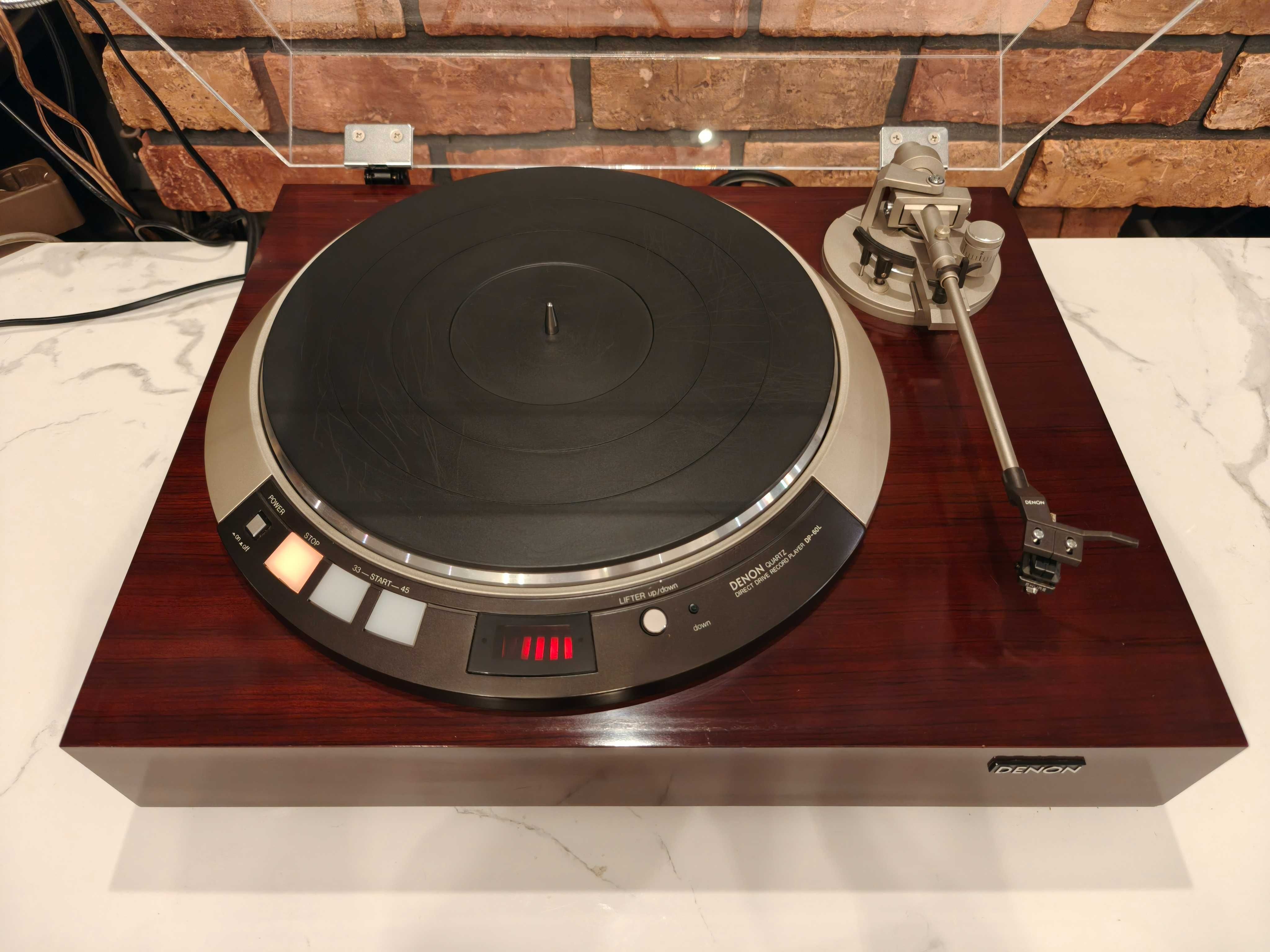 DENON DP-60L ! D. Drive ! Wersja Europejska ! Nowa pokrywa ! Shure