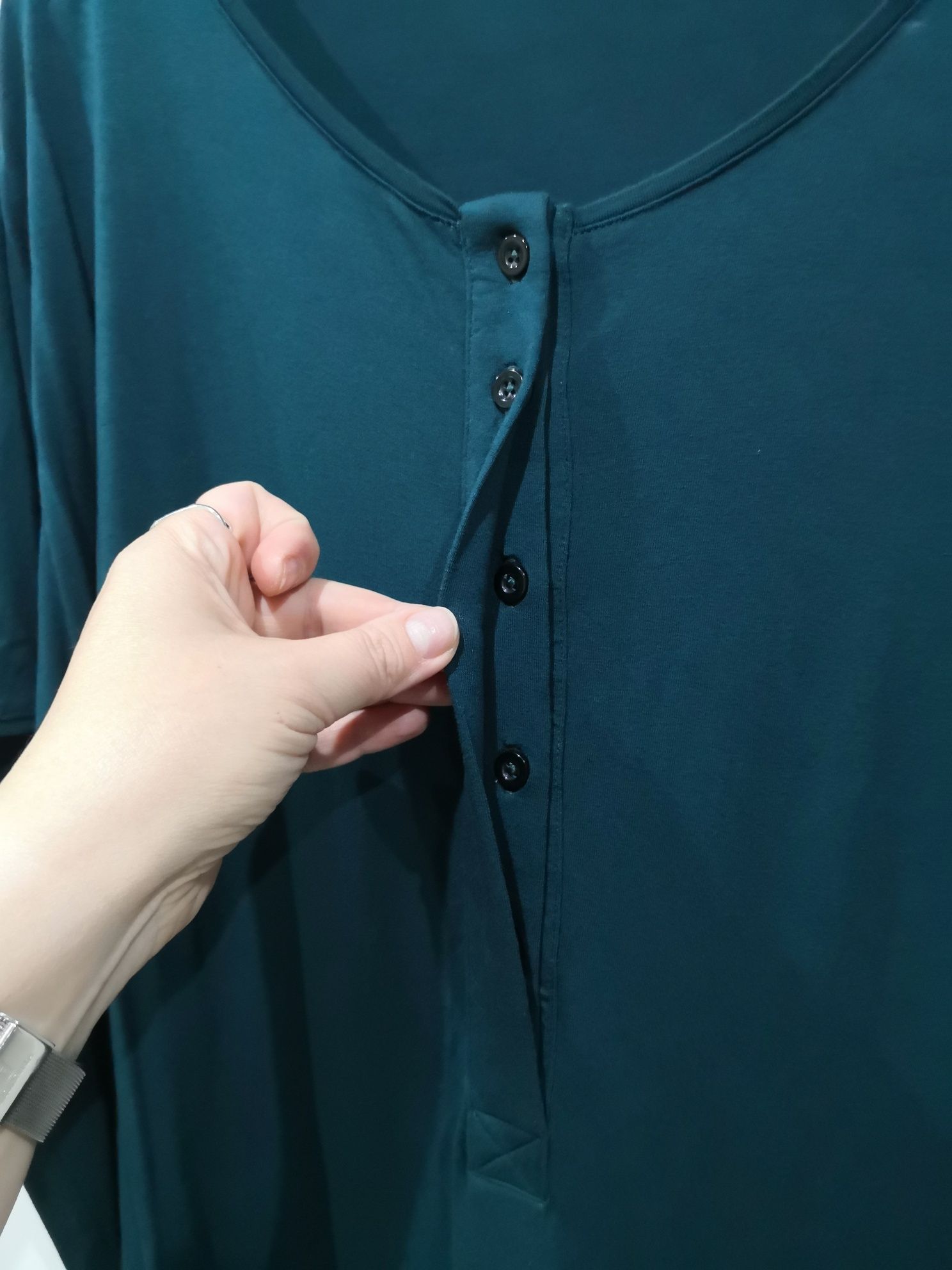 Zielona sukienka tunika 4xl