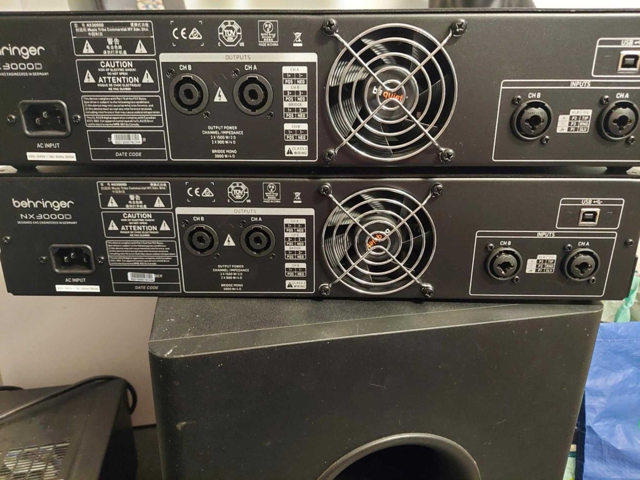 Behringer nx3000 dsp 2x1500w koncowka mocy procesor jak crown jbl