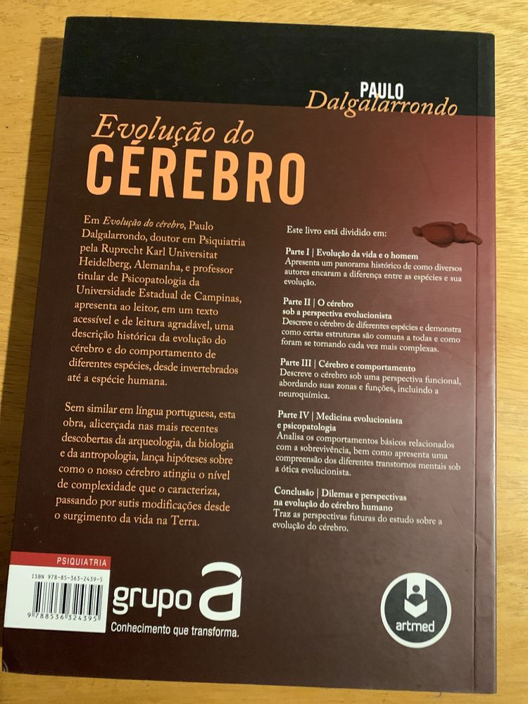 Livro “A Evolução do Cérebro”