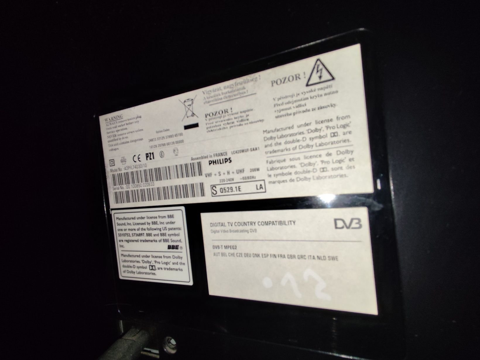 Телевізор Philips 42pfl7403d