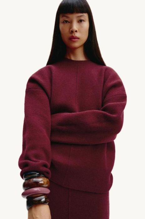 Светр бордо розмір Л підійде і на ХЛ