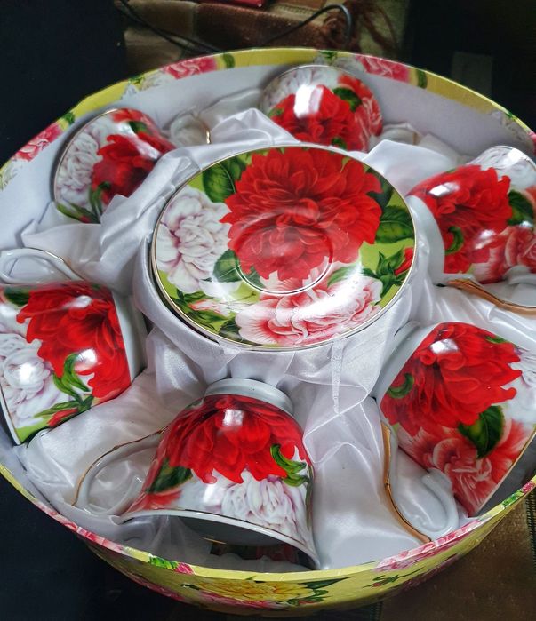 Редкий эксклюзивный чайный фарфоровый сервиз Creative Ceramics Bona di