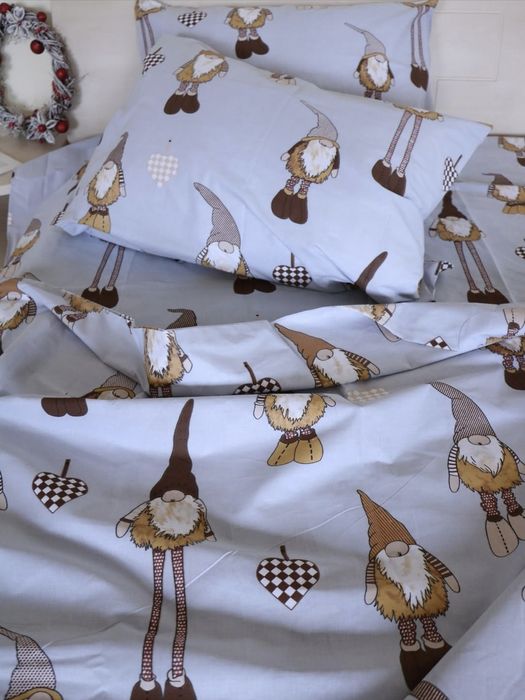 Новорічна постільна білизна бязь голд люкс