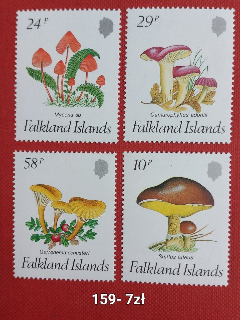 Znaczki pocztowe- flora/grzyby 2