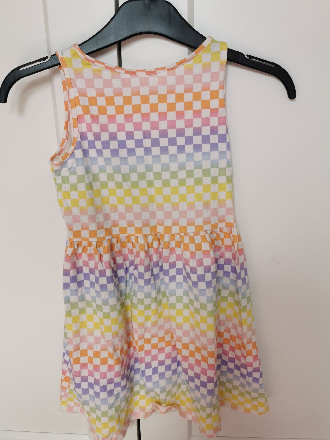 Sukienka H&M bawełniana 122/ 128 pastelowe kolory na lato