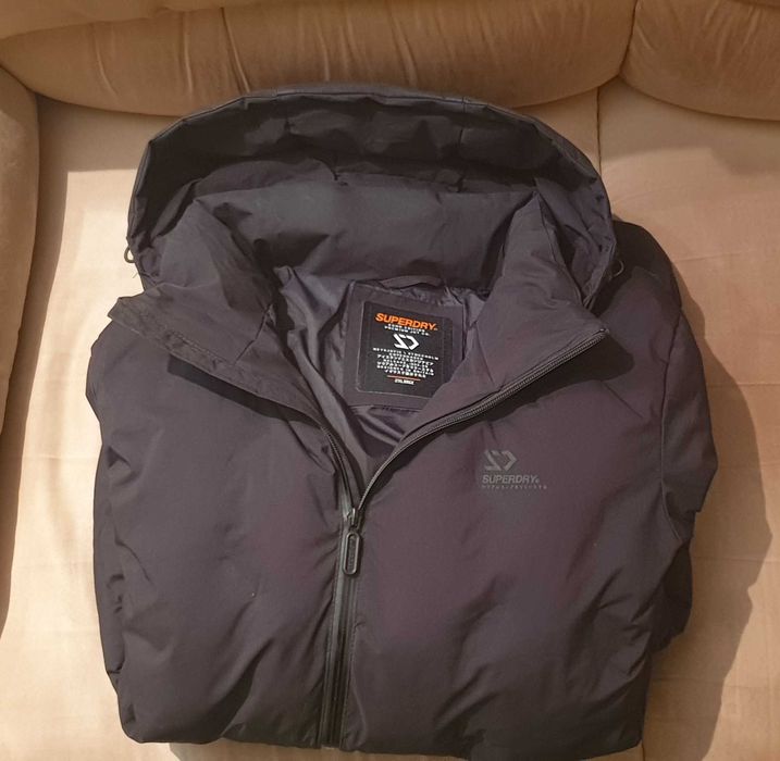 Oryginalna męska kurtka zimowa SuperDry  Echo Quilt Puffer r.XL
