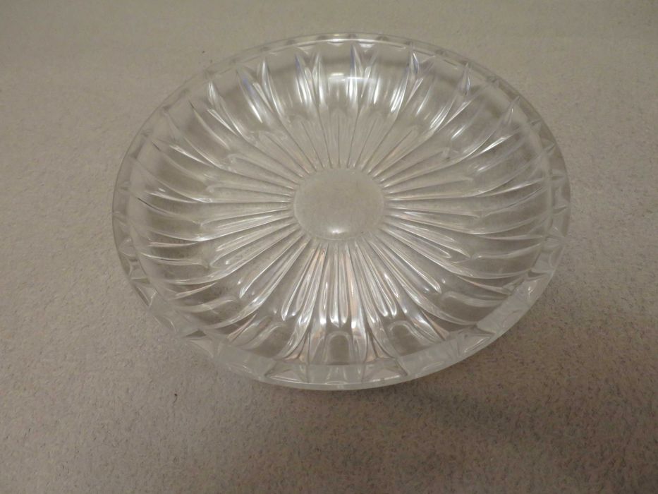 Patera szklana duża