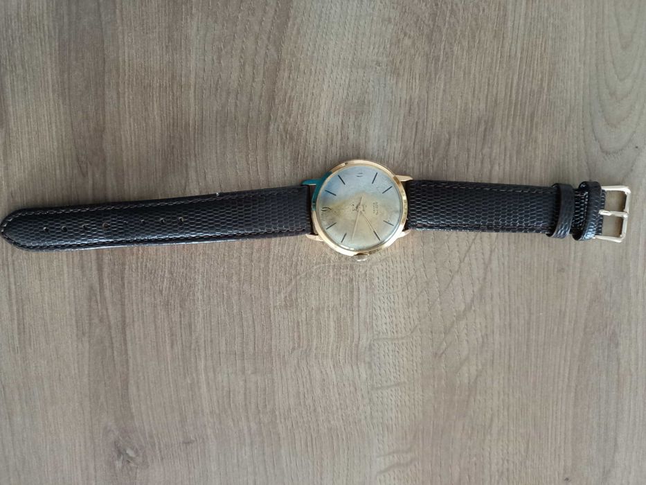 Zegarek męski Wostok 18 kamieni złocony