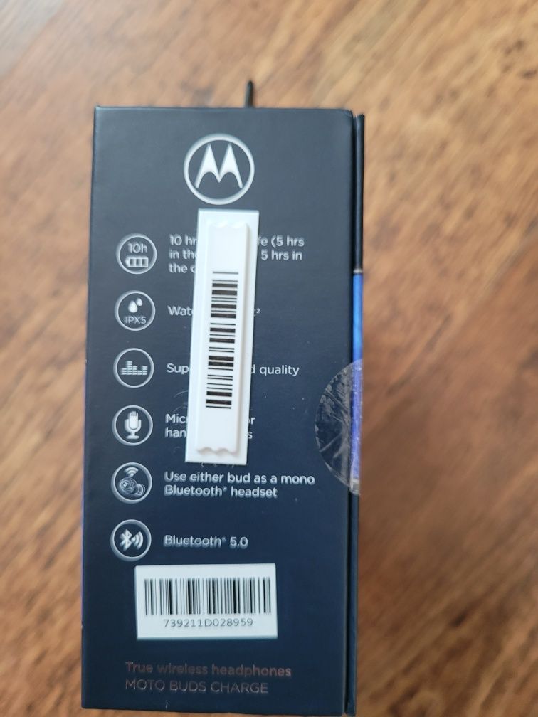 Słuchawki MOTOROLA Moto Buds Charge  Nowe