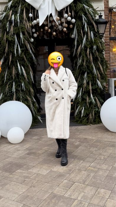 Еко шуба, тепла розмір l