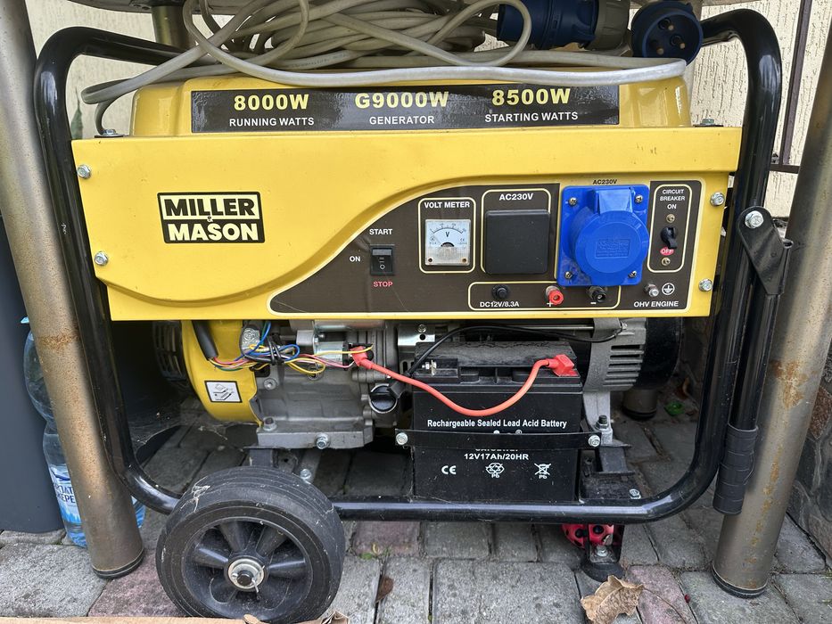 бензиновий генератор Miller Mason G9000W (8–8.5 кВт)