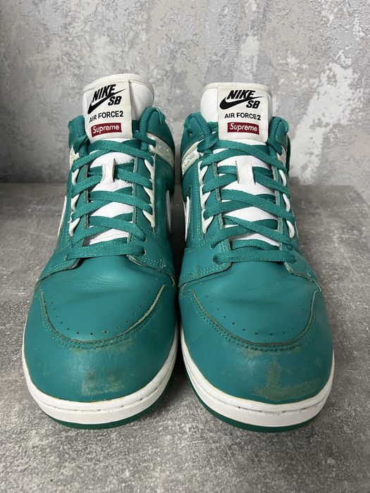 Кросівки шкіряні Nike SB Supreme Air Force 2 100% оригінал