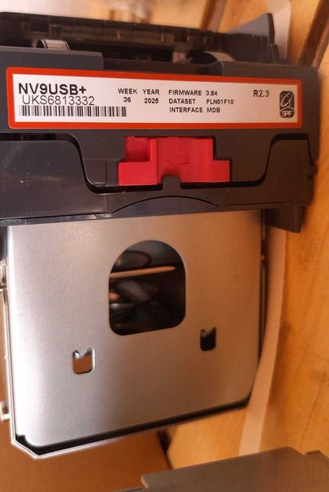 Czytnik akceptor banknotów NV9 USB+ nowy automat vendingowy