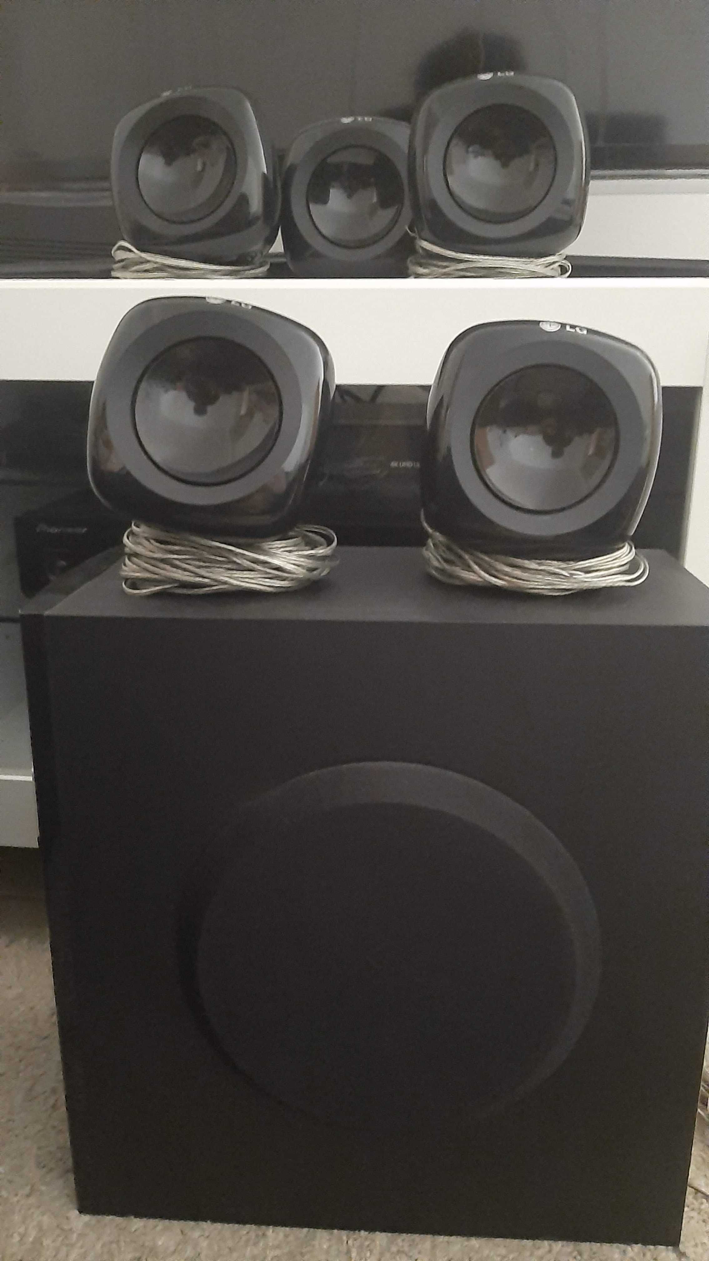 Colunas + Subwoofer 5.1 LG