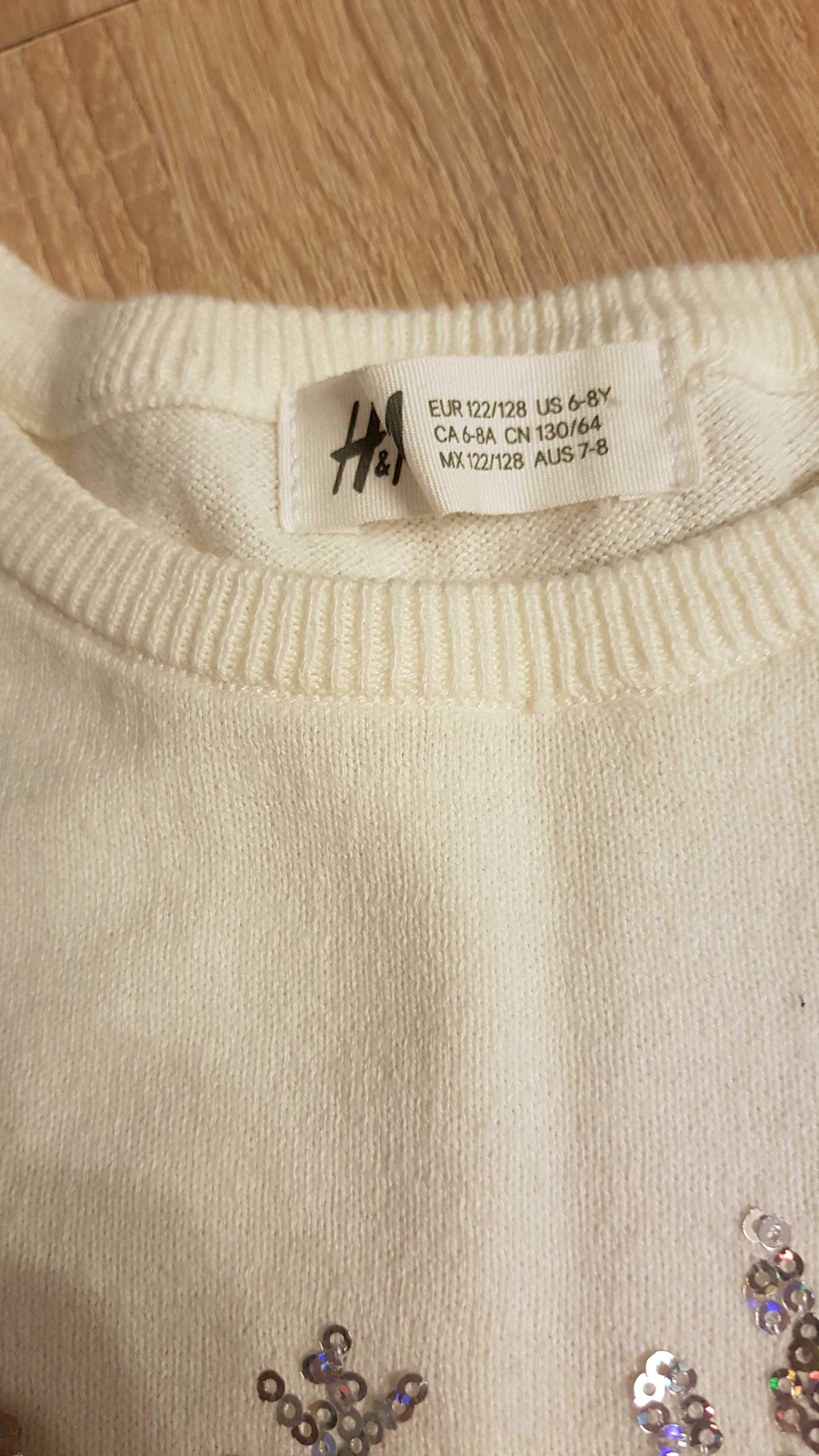 Sweter H&M dziewczęcy