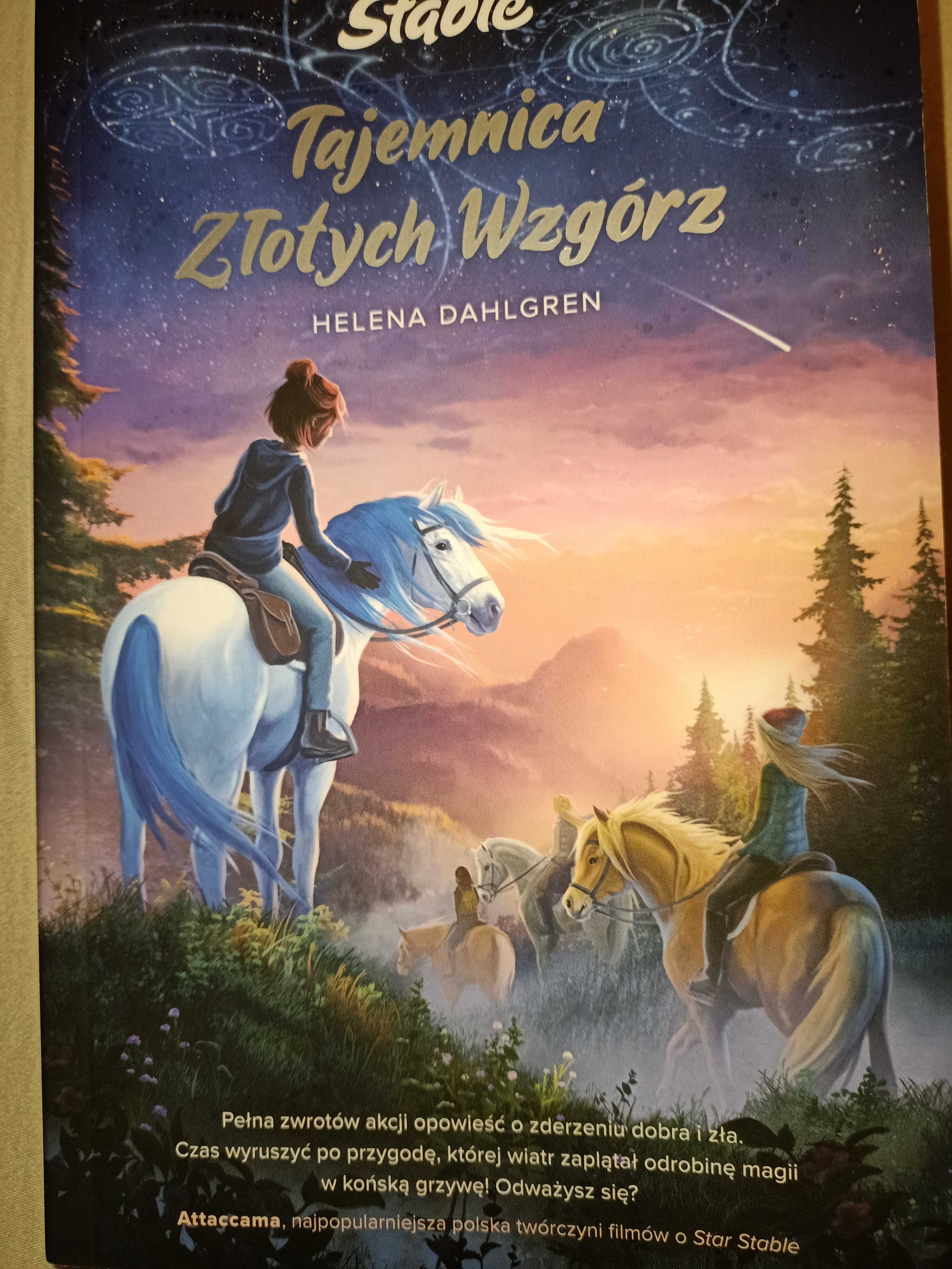 Książka Tajemnice Złotych Wzgórz H. Dahlgren 1 cz. serii Star Stable
