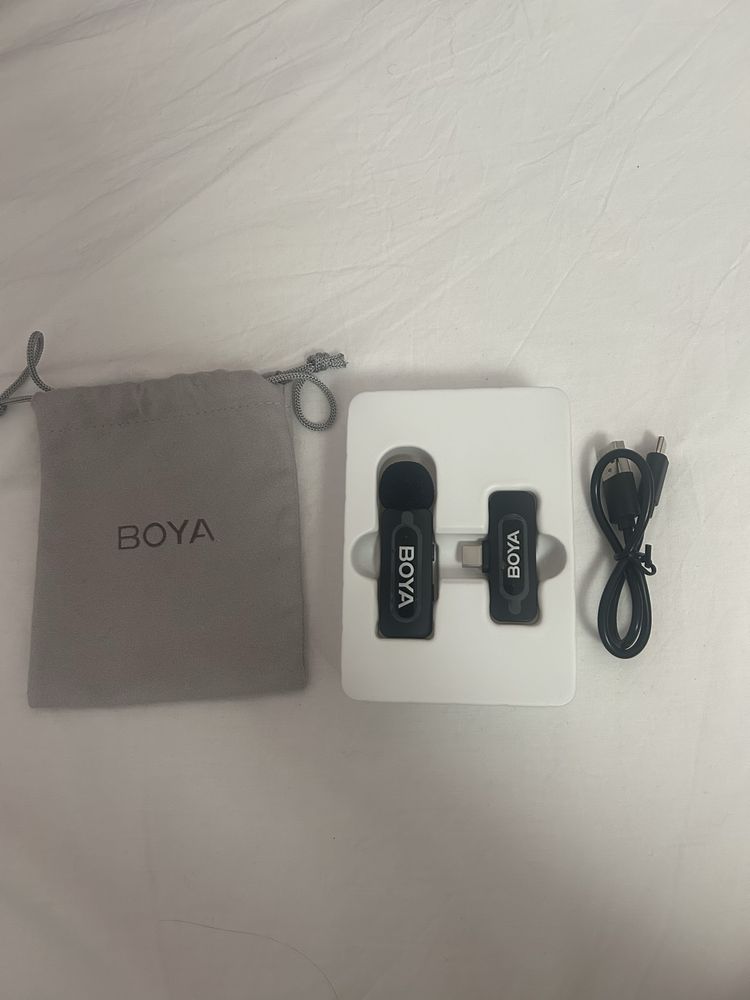 Microfone sem fio boya