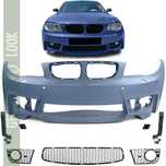 Para-choque para BMW Série 1 E81 E82 E87 E88 M M1 1M PDC + lava-faróis