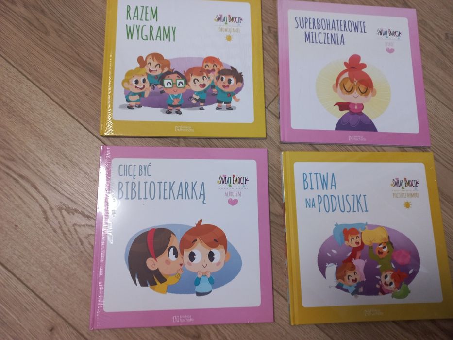 4 Książki dla dzieci Świat Emocji