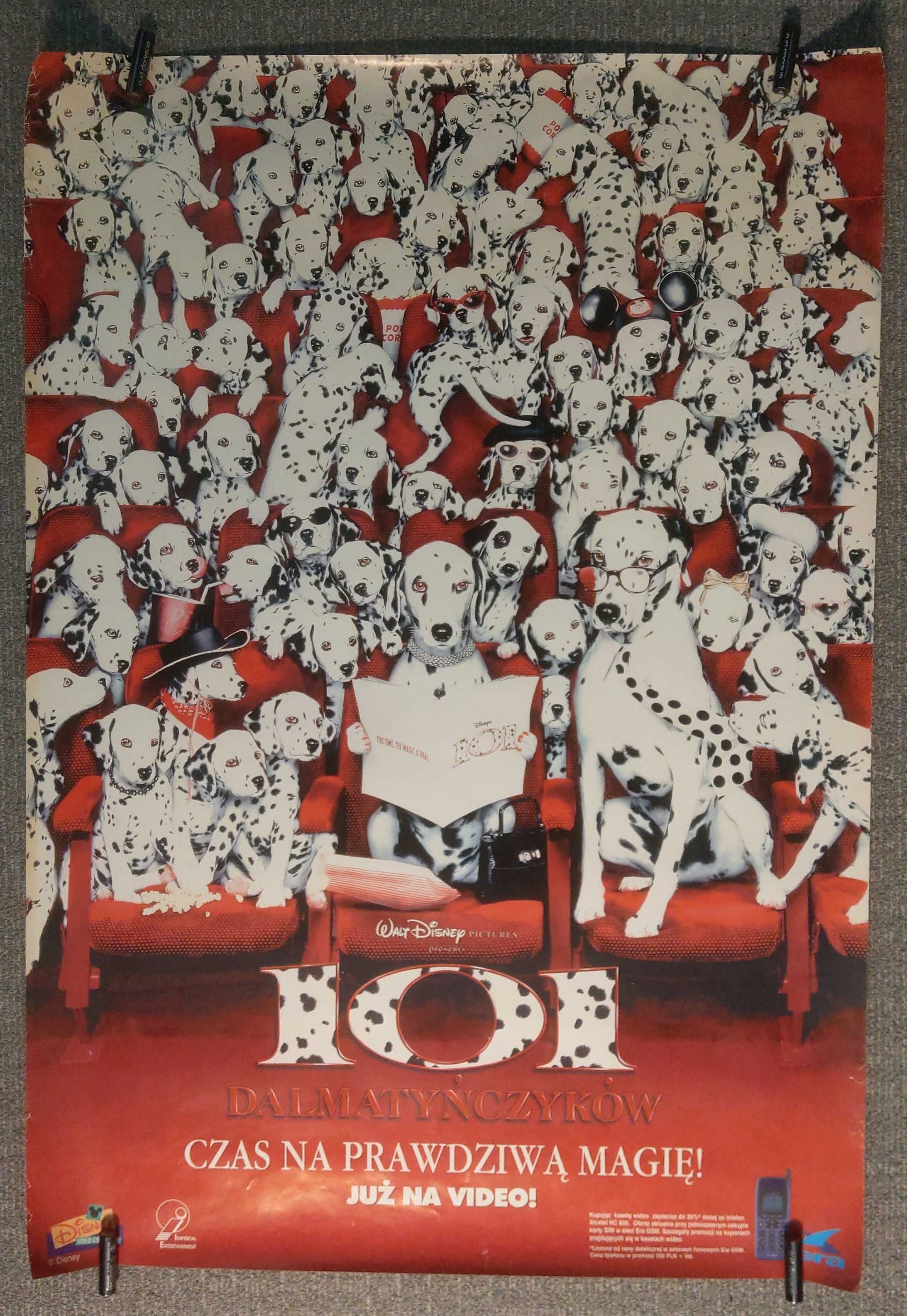 Plakat do filmu "101 dalmatyńczyków" (1996)