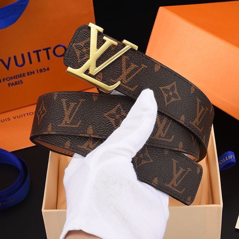 Ремень Louis Vuitton Пояс Луи Витон ремінь Кожа классический