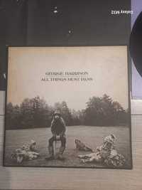 George Harrison 70 3lp Big Poster BOX. Germany Vinyl Nm