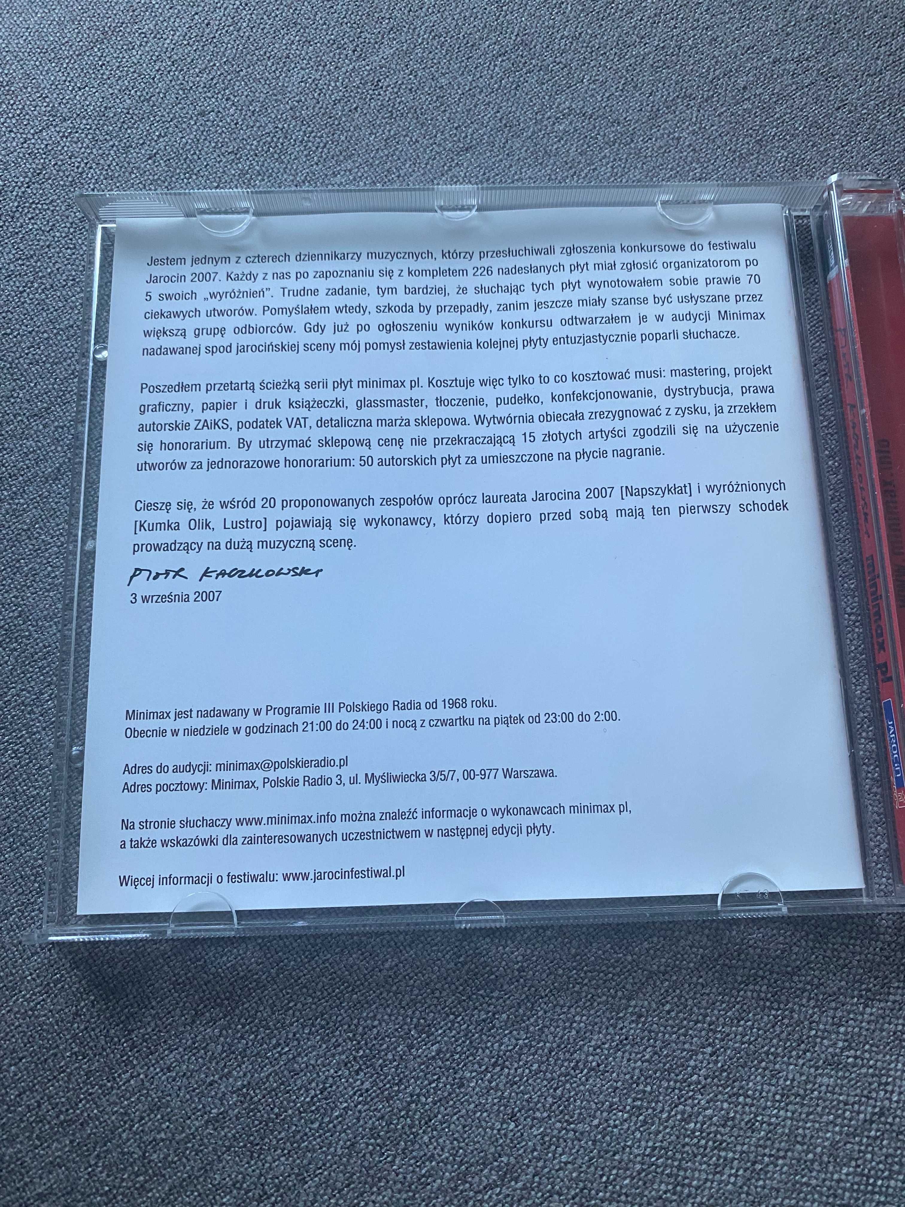 minimax pl jarocin tu wszystko gra album cd używany