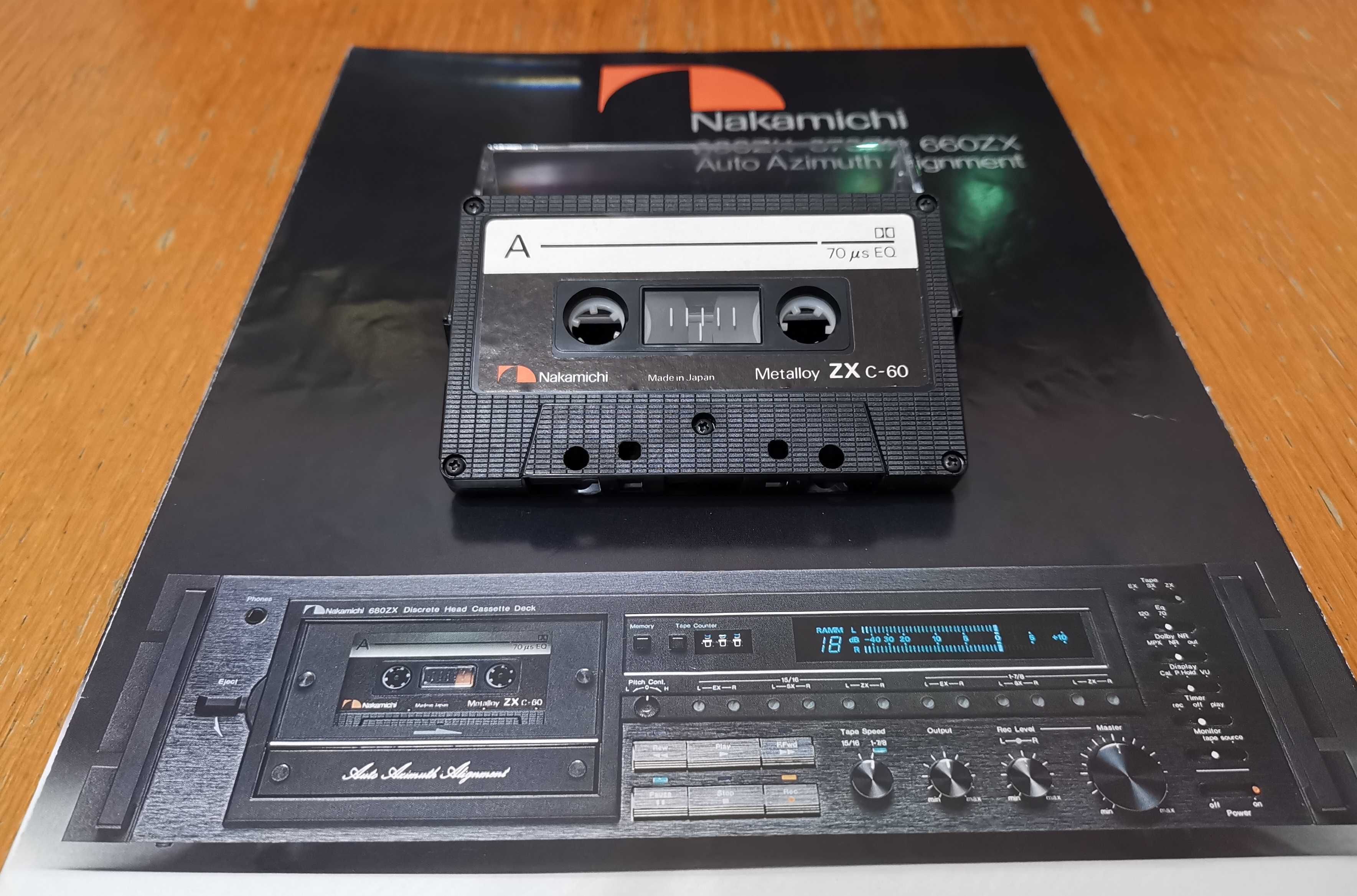 Deck magnetofon Nakamichi 670 ZX Reduktor szumów Nakamichi High-Com II