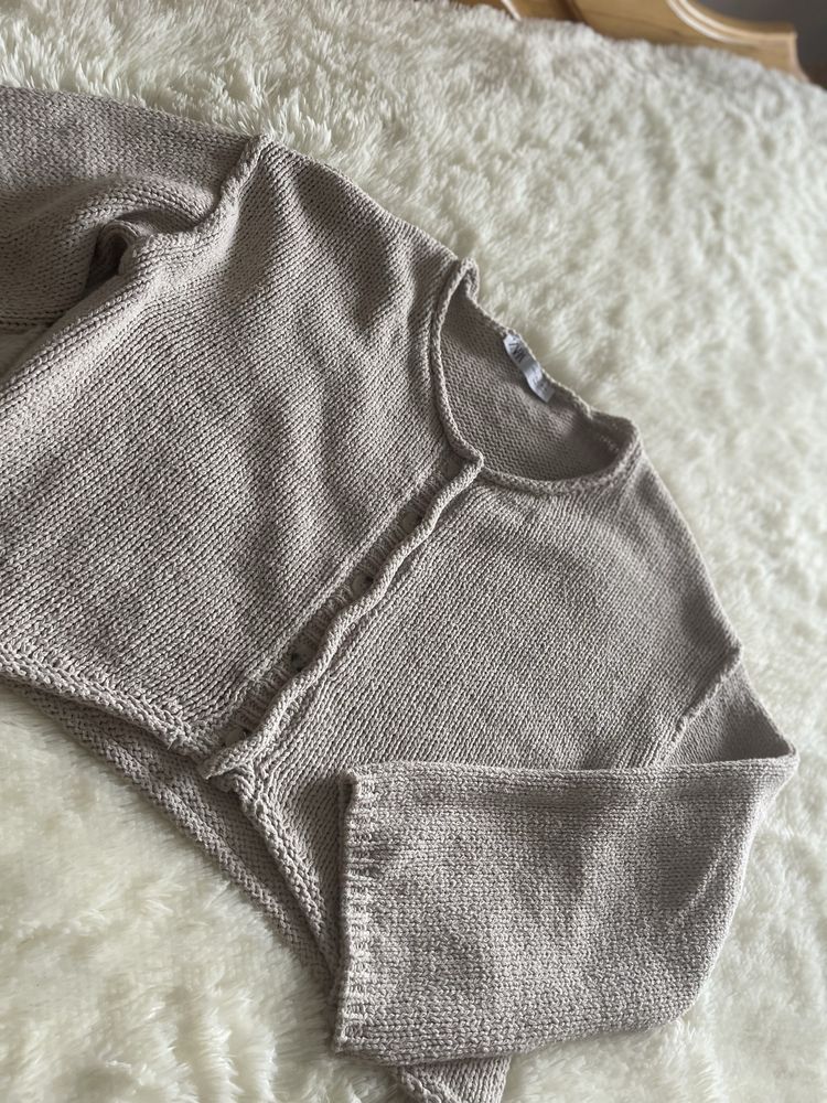 Кремова кофта zara