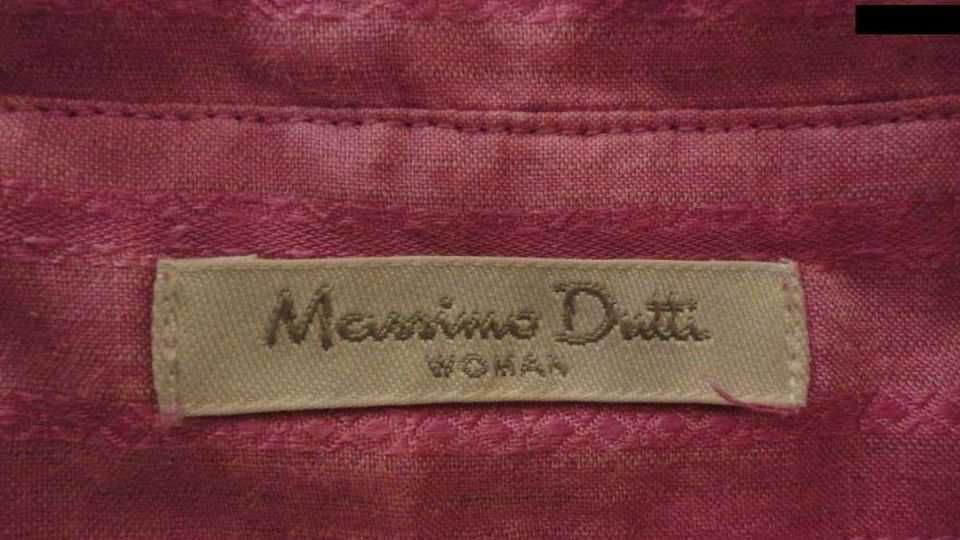 Camisa de senhora megenta Massimo Dutti