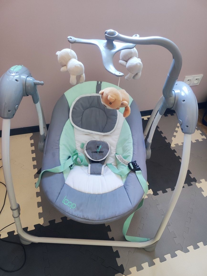 Sprzedam huśtawkę elektryczną Caretero Loop – Mint
