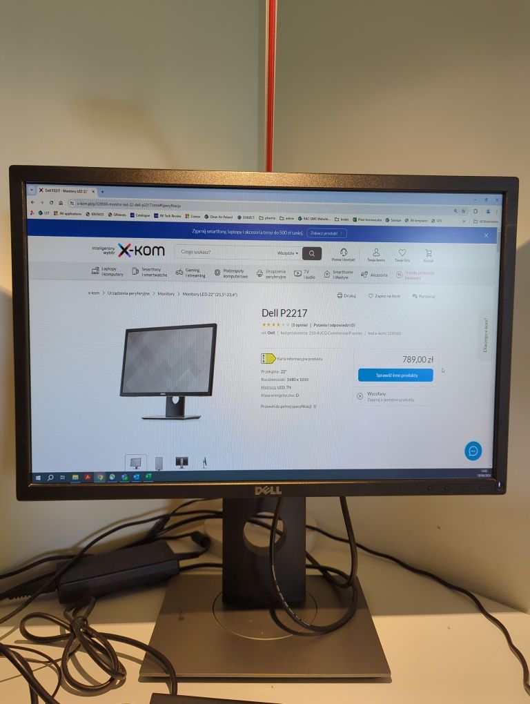 Monitor Dell P2217, 22 cale