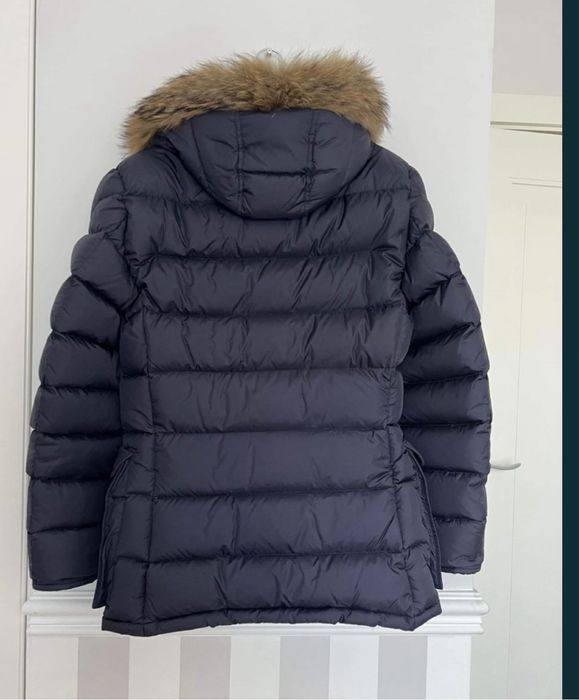 Moncler kurtka męska kaczy puch rozmiar  M granatowa OKAZJA