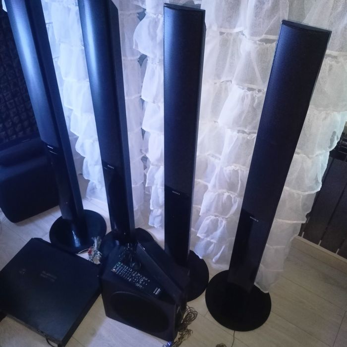SONY KOLUMNY głośniki kino domowe subwoofer 6 sztuk bonus