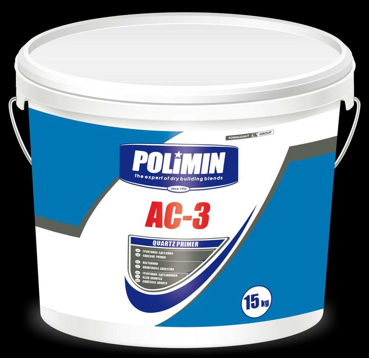АС-3 Кварц-Ґрунт/ Ґрунтовка адгезійна Бетоноконтакт АС-4 15 кг