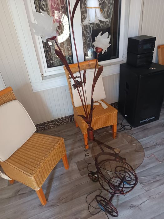 Барный столик торшер