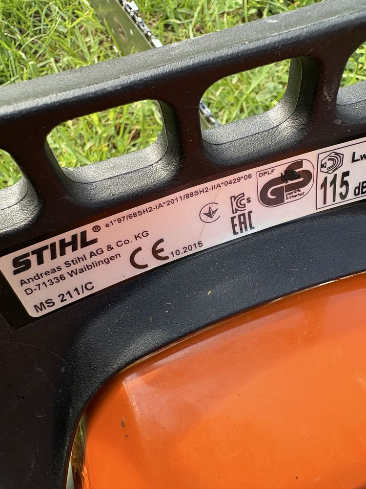 Sprzedam Piła pilarka spalinowa Stihl MS 211 moc 2.3 KM