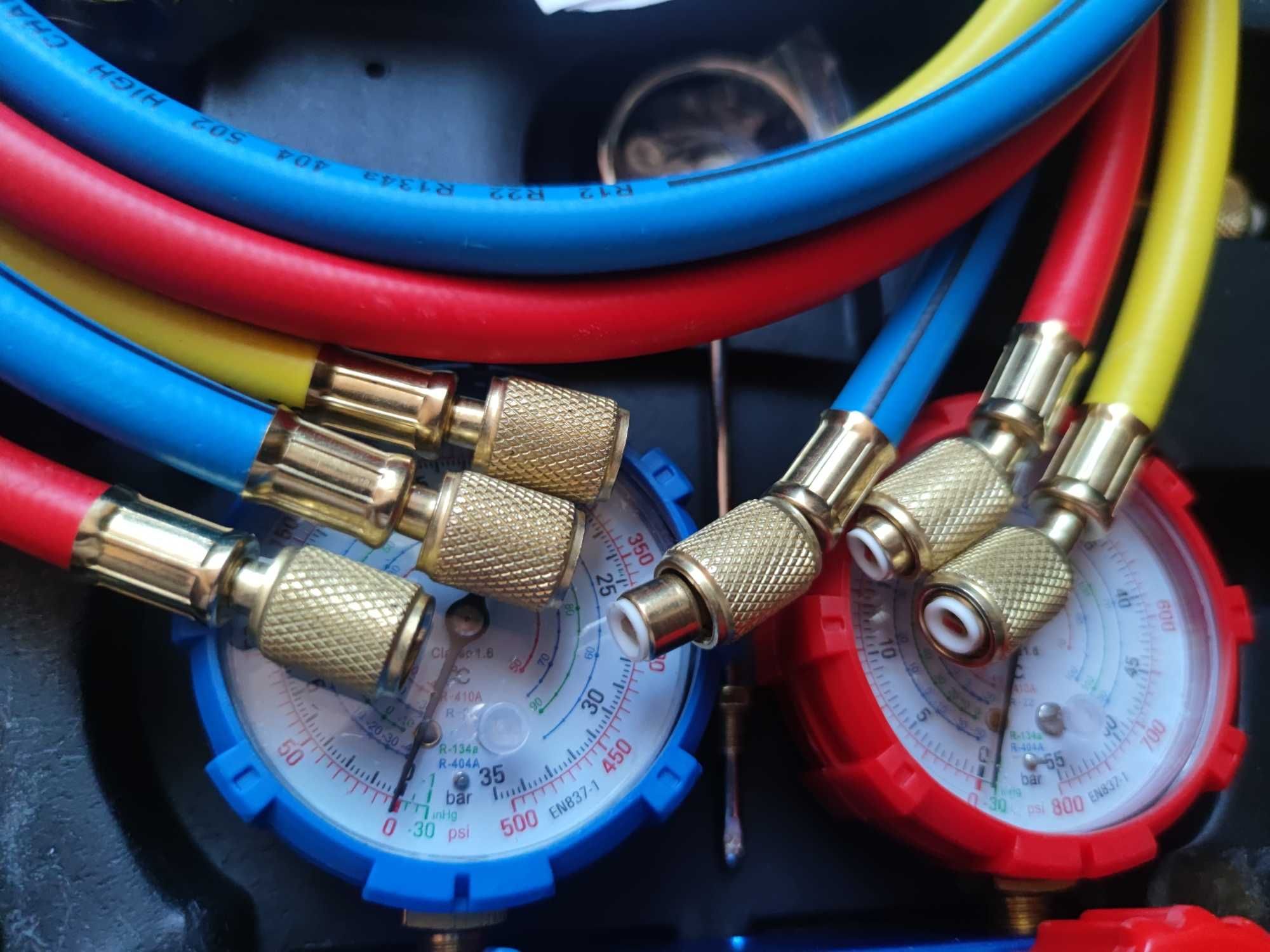 R22 R410A R134a R404A Manometry