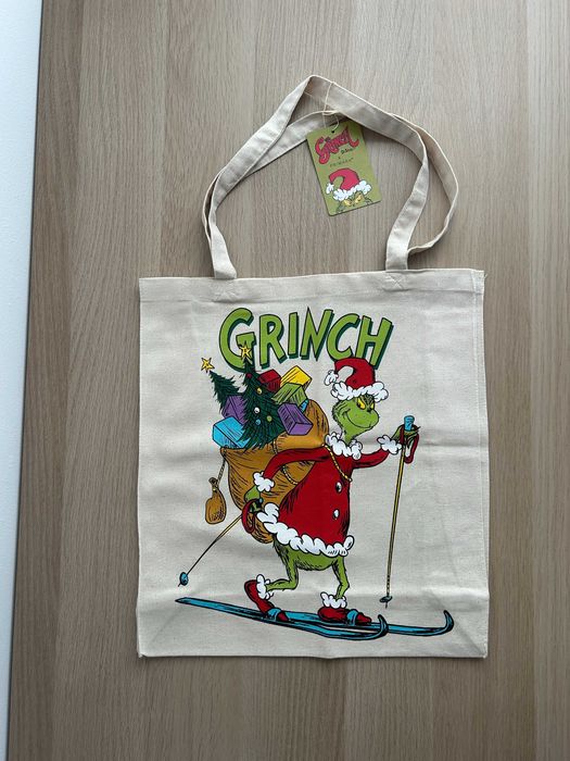 NOWA świąteczna bawełniana torba GRINCH