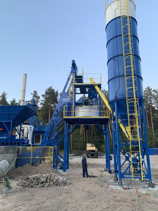 Бетонний завод БСУ-80С | 80 м³/год | KARMEL | Гарантія 24 міс | Лізинг