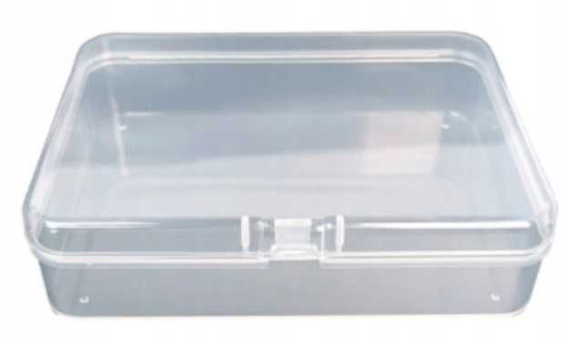 ORGANIZER plastikowy zamykany 115x83x30 mm na śrubki wkręty drobiazgi