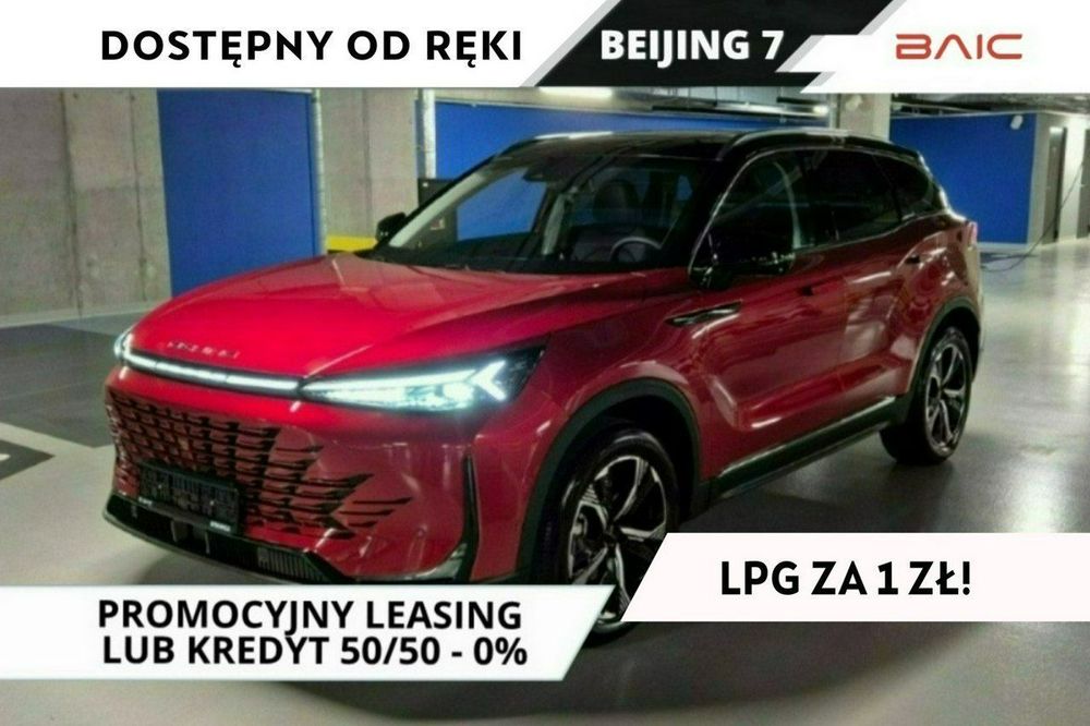 BAIC 7 177KM - Red - Luxury - Rocznik 2025!