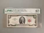 2 Dolary 1963 PMG 67 EPQ Legal Tender Note MAX NOTA OKAZJA