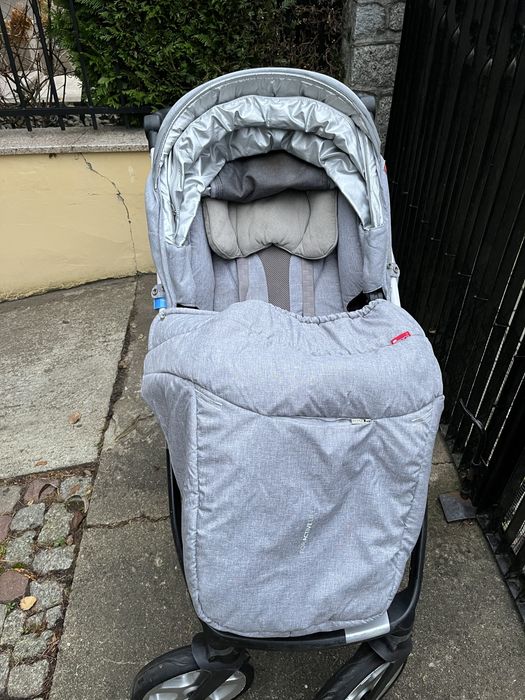 Wózek Espiro Next Melange Grey gondola plus spacerowka