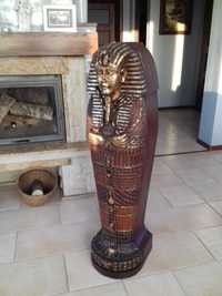Szafka Egipska Mumia Sarkofag 120cm Vintage Unikat Rzeźba Figurka
