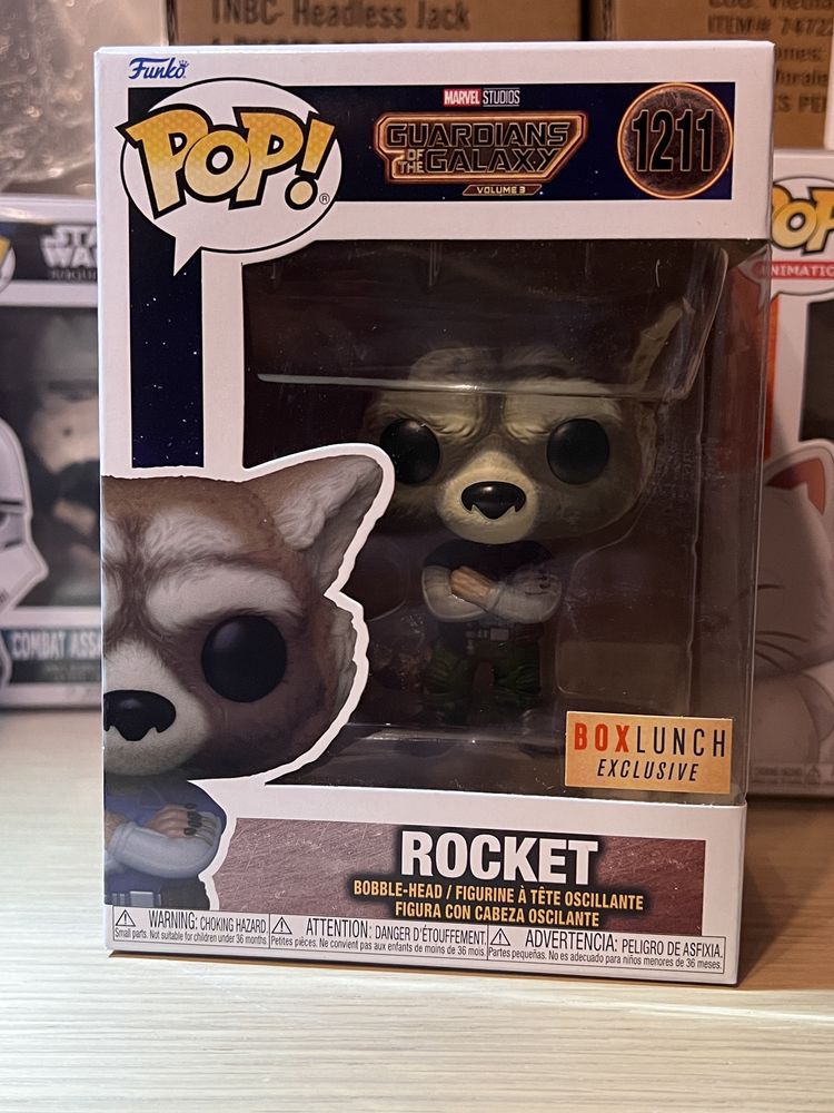 Rocket 1211 Marvel Guardians of The Galaxy Box Lunch Funko Pop